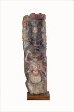 Temple Strut Fragment with Boar God, Varaha, 15th century, Nepal, Nepal, Wood, 74.5 x 19.8 x 7.7 cm