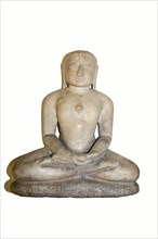 Jaina Tirthankara Seated in Meditation (Dhyanamudra), 15th century, India, Gujarat, Gujarat, White