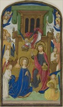 The Coronation of the Virgin, from a Book of Hours, 1460/70, Attributed to Willem Vrelant or his