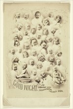 Good Night, c. 1880, Joshua Smith, American, active 1860s, United States, Albumen cabinet card, 14