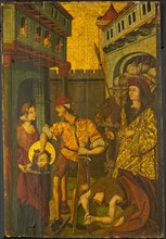 The Beheading of Saint John the Baptist, 1490/1500, Master of Palanquinos, Spanish, active c.