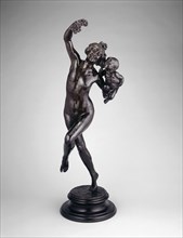 Bacchante with Infant Faun, Modeled 1894, cast after 1894, Frederick W. MacMonnies, American,