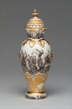 Vase and Cover (one of a pair), 1715/20, Meissen Porcelain Manufactory, German, founded 1710,