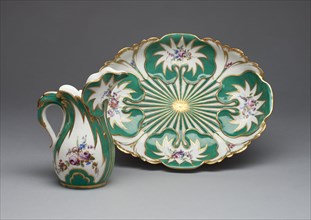 Ewer and Basin (Pot a l’Eau et jatte Feuille d’Eau), 1756/60, Sèvres Porcelain Manufactory, French,