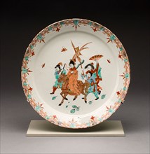 Plate, 1718/35, Ary van Rijsselberg, Dutch, 18th century, Delft, Tin-glazed earthenware