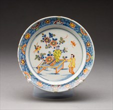 Dish, Early 18th century, Netherlands, Delft, Delft, Tin-glazed earthenware (Delftware), Diam. 16.3