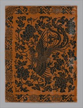 Table Frontal, 18th century, Qing dynasty (1644–1911), China, Cut velvet, 89.7 × 67 cm (35 3/8 × 26