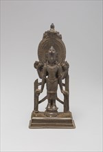 God Vishnu, c. 9th century, Bangladesh or Eastern India, Bangladesh, Bronze, 17.7 × 8.1 × 4 cm (7 ×