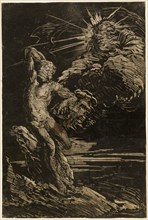 The Creation of Adam, c. 1642, Giovanni Benedetto Castiglione, Italian, 1609-1664, Italy, Monotype