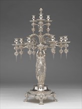Candelabra (One of a Pair), 1873, Tiffany and Company, American, founded 1837, Chased by Eugene J.
