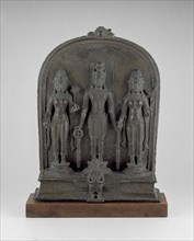 God Vishnu with Lakshmi and Sarasvati, Pala period, 9th/10th century, Bangladesh, Bangladesh,