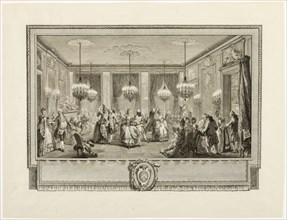 Bal Paré (The Jewel Ball), 1774, Antoine-Jean Duclos (French, 1742-1795), after Augustin de