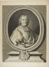 Portrait of Cardinal Fleury, 1726, François Chereau, the elder (French, 1680-1729), after Hyacinthe