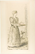 Breakfast, 1895, Jean François Raffaëlli, French, 1850-1924, France, Drypoint, etching and