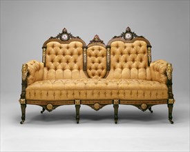 Sofa, 1860/70, American, 19th century, New York, Ormolu mounts by Pierre E. Guerin, American,