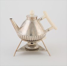 Teapot on Stand with Rechaud, 1875/90, Christopher Dresser, English, 1834-1904, Vienna, Austria,