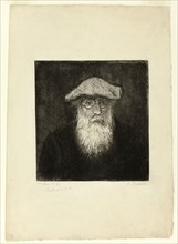 Camille Pissarro, A Self-Portrait, c. 1890, Camille Pissarro, French, 1830-1903, France, Etching