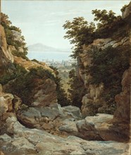 Italian Landscape, 1821/24, Heinrich Reinhold, attributed to, German, 1788-1825, Germany, Oil on