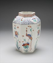Jar, 1750/52, Chelsea Porcelain Manufactory, London, England, c. 1745-1784, Chelsea, Soft-paste