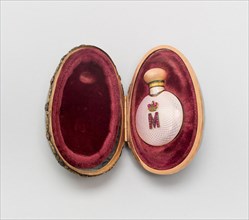 Miniature Easter Egg with Scent Bottle, Before 1899, Fabergé Workshop, Saint Petersburg, Russia,