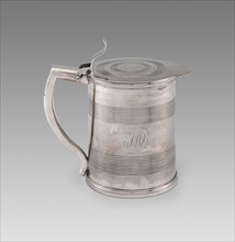 Tankard, 1783/94, John Owen, American, active 1804–1831, Philadelphia, Philadelphia, Silver, 19.1 ×