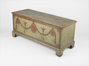 Chest, 1805/20, American, 19th century, Albany County, New York, Albany County, White pine and