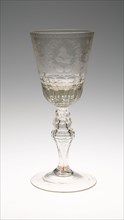 Goblet, Late 18th century, Saxony, Germany, Saxony, Glass, H. 27.9 cm (11 in.)