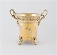 Wine Cooler, 1800/50, Jean Baptiste Claude Odiot, French, 1763-c. 1850, France, Silver gilt, 28.1 ×