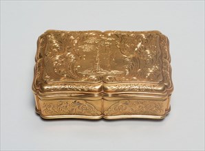 Box, 1865, Rawlins & Sumner, London, England, 19th century, London, Gold, 4 x 10.4 x 6.8 cm (1 9/16