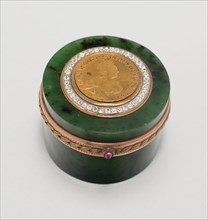 Pillbox, 1850/1900, Fabergé Workshop, Saint Petersburg, Russia, 1842-1917, Master Craftsman: Michel