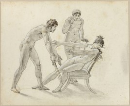 Hermione Rejecting Orestes, c. 1799, Anne-Louis Girodet de Roucy-Trioson, French, 1767-1824,