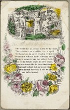 The World That Is (valentine), c. 1830, Unknown Artist, American or English, 19th century, United