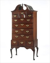 High Chest of Drawers, 1750/70, American, 18th century, North shore of Massachusetts, possibly