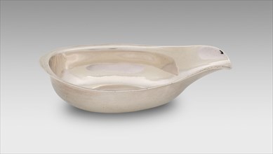 Pap Boat, 1751/71, American, 18th century, United States, Silver, 3.2 × 12.8 × 7 cm (1 1/4 × 5 × 2