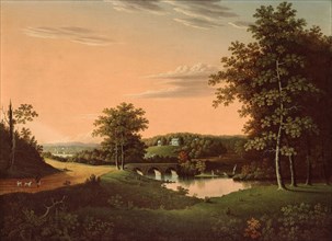 Point Breeze, the Estate of Joseph Napoleon Bonaparte at Bordentown, New Jersey, 1817/20,