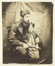 Rev. James Langton Clark and son Charles (Robin), 1864, Lewis Carroll (Charles Lutwidge Dodgson),