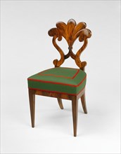 Chair, 1815/20, Vienna, Austria, Vienna, Walnut and modern replacement upholstery, 93.5 × 48.5 × 48