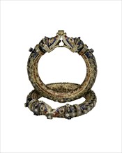 Bracelets with Confronting Makara Heads (Karas), 19th century, India, Rajasthan, Jaipur, India,