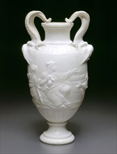 Vase, 1766, Clodion (Claude Michel), French, 1738-1814, France, Marble, 36.4 × 19.9 cm (14 5/16 × 7