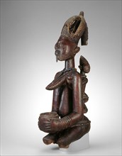 Female Figure with Bowl, Late 19th century, Abogunde of Ede (active late 19th century), Yoruba,