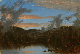 Mist Rising at Sunset in the Catskills, c. 1861, Sanford Robinson Gifford, American, 1823–1880,
