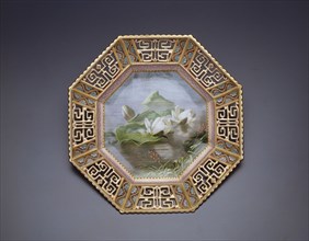 Plate with Water Lilies, c. 1885, Copeland Porcelain Factory, English, founded 1847, Painted by