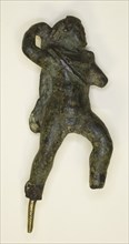 Statuette of Herakles, 3rd century BC, Etruscan, Etruria, Bronze, 6.5 × 4 × 3.5 cm ( 2 9/16 × 1 1/2