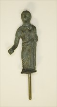 Statuette of a Woman, 4th century BC, Etruscan, Etruria, Bronze, 6.75 × 3 × 1.75 cm (2 5/8 × 1 2/8