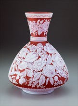 Vase, 1885/90, Made by Thomas Webb and Sons, Stourbridge, England, founded 1837, Carved by George