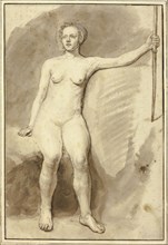 Seated Female Nude, 1647/78, Samuel van Hoogstraten, Dutch, 1627-1678, Holland, Pen and brown ink