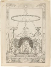 Day, 1803/05, Phillip Otto Runge, German, 1777-1810, Germany, Etching and engraving on cream wove