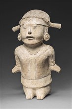 Figure of a Woman in Ceremonial Dress, A.D. 700/900, Possibly Totonac, Nopiloa, Veracruz,