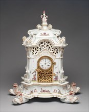 Clock, 1727/30, Meissen Porcelain Manufactory, German, founded 1710, Modeled by George Fritzsche