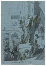 Ecce Homo, n.d., Unknown artist, Austrian, 18th century, Austria, Pen and brown ink, with brush and